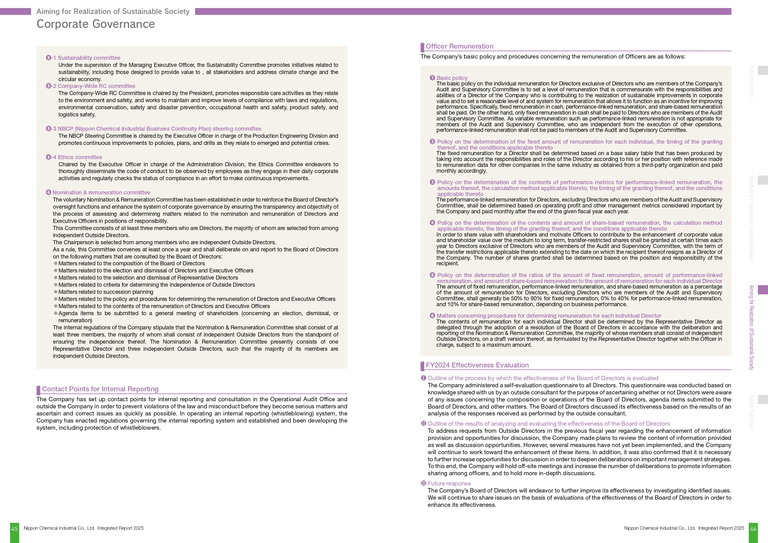 System for the Promotion of Sustainability