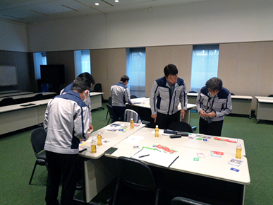 An SDGs workshop held at the Head Office
