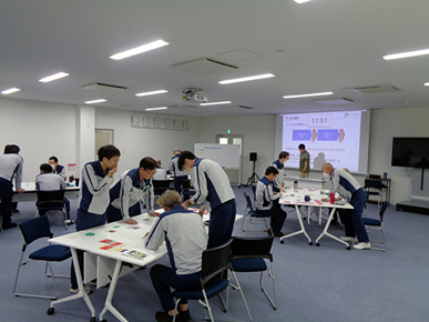 One of the SDGs workshops being held at one of our factories